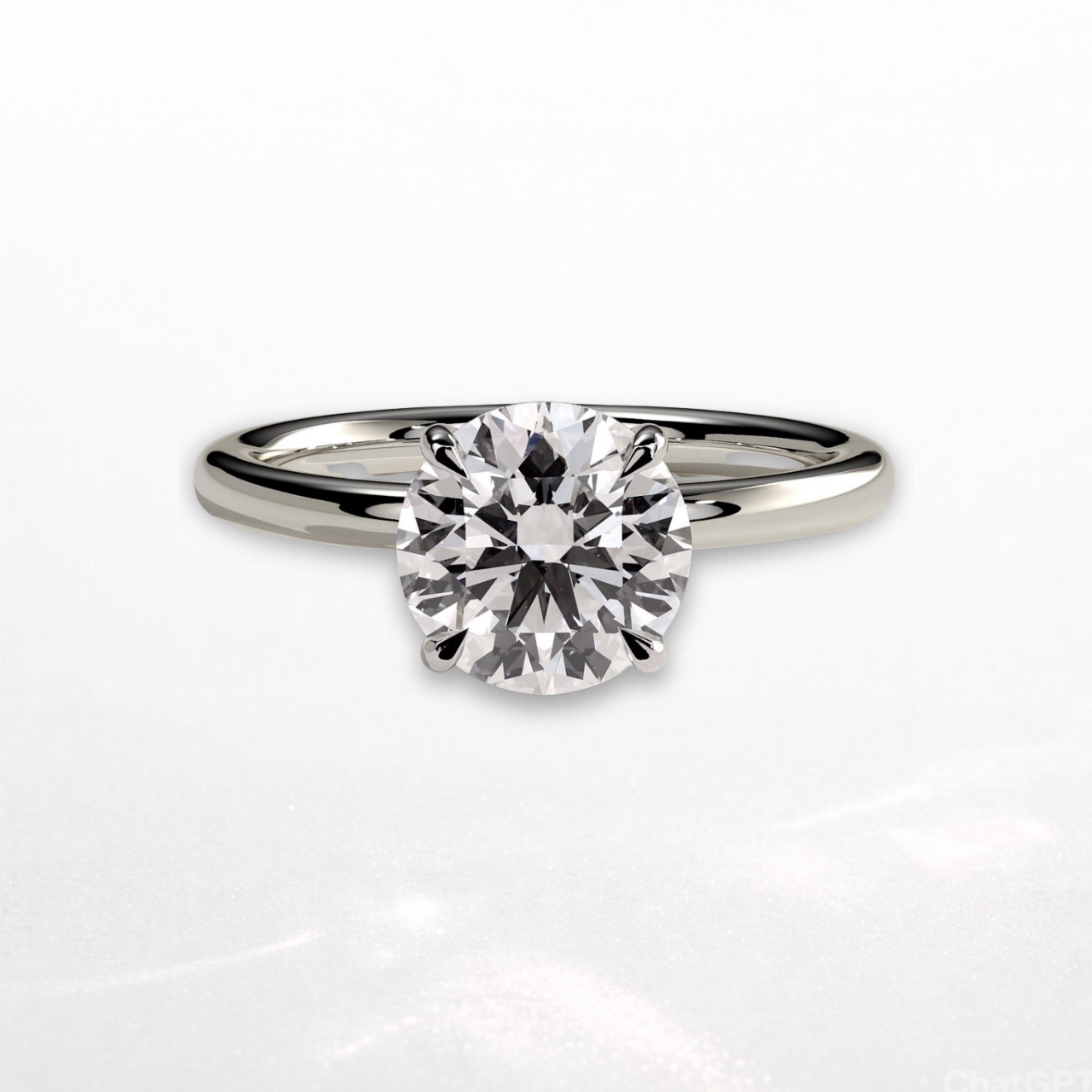 Round Solitaire Ring