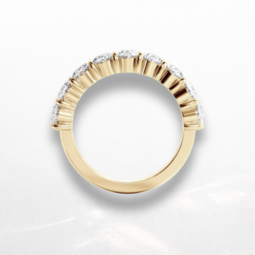 Oval Eternity Band