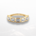 Emerald Bezel Eternity Band