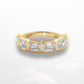 Emerald Bezel Eternity Band