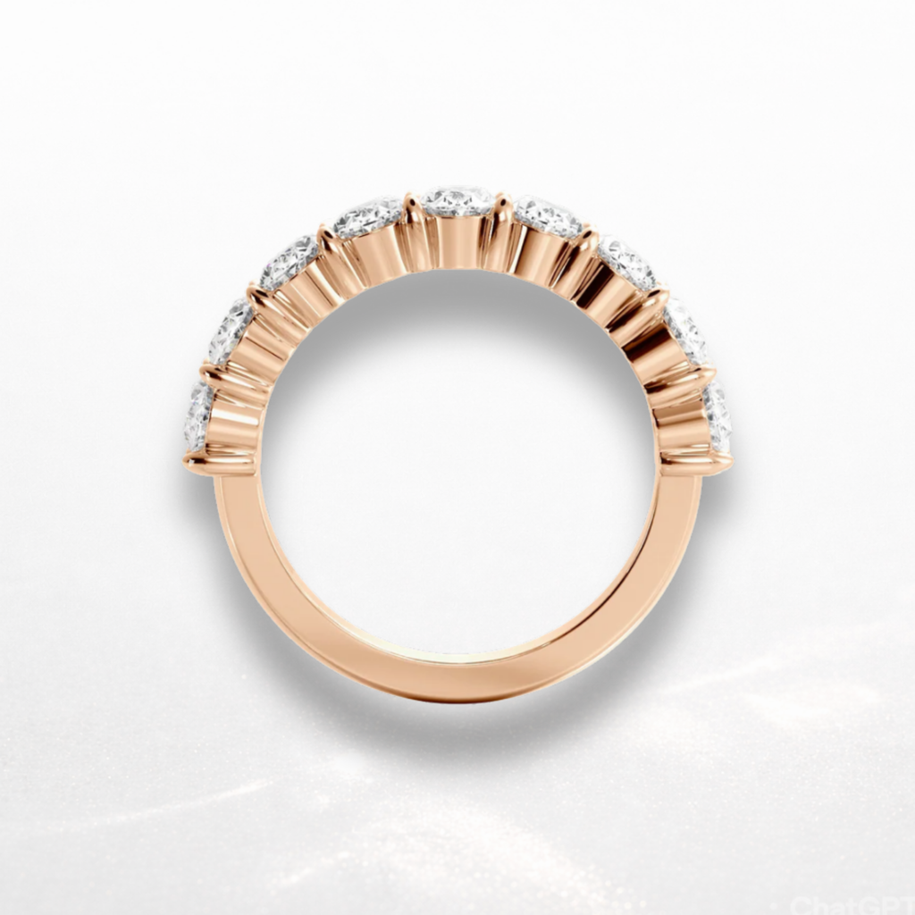 Oval Eternity Band