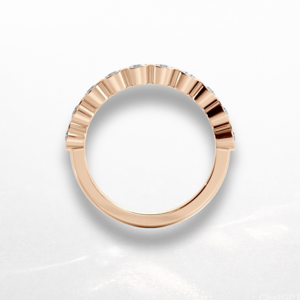 Round Bezel Eternity Band