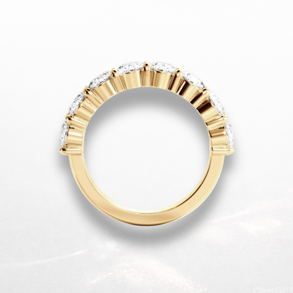 Oval Eternity Band