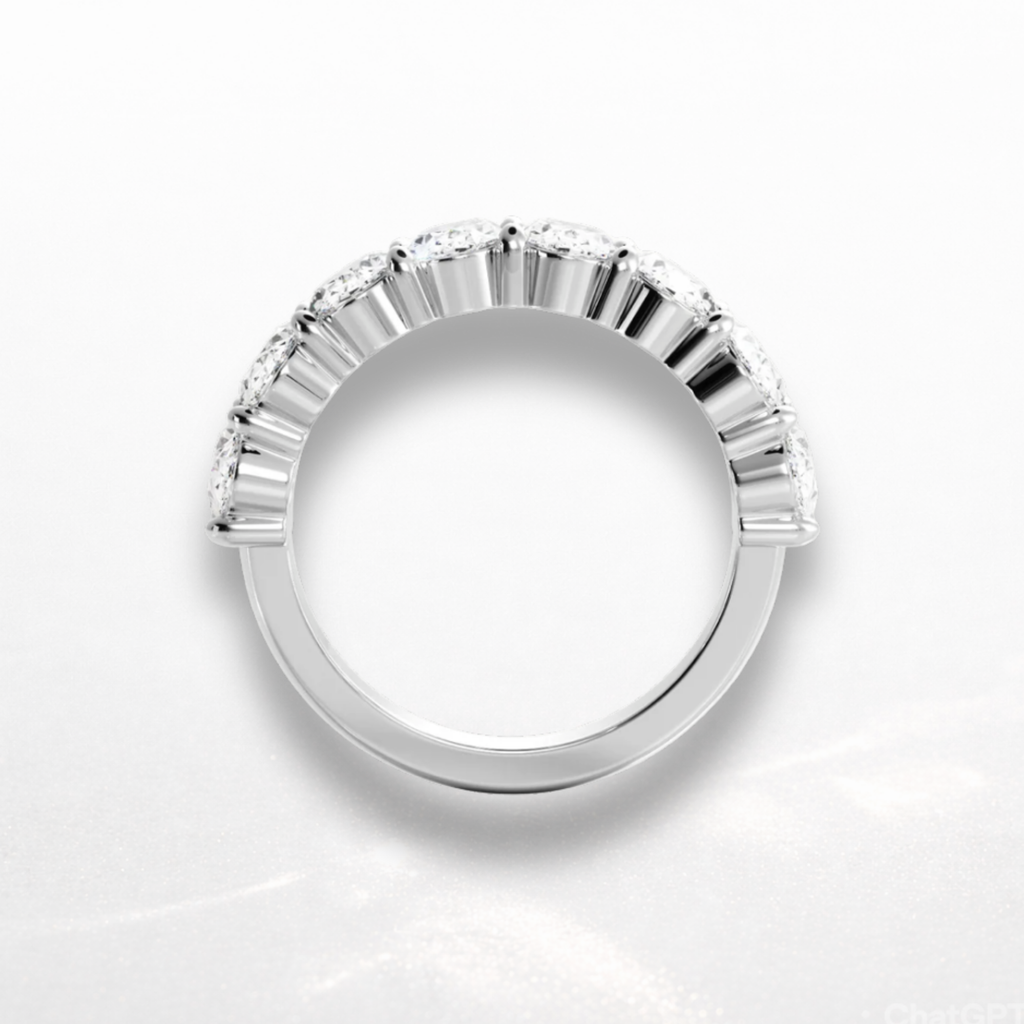 Oval Eternity Band
