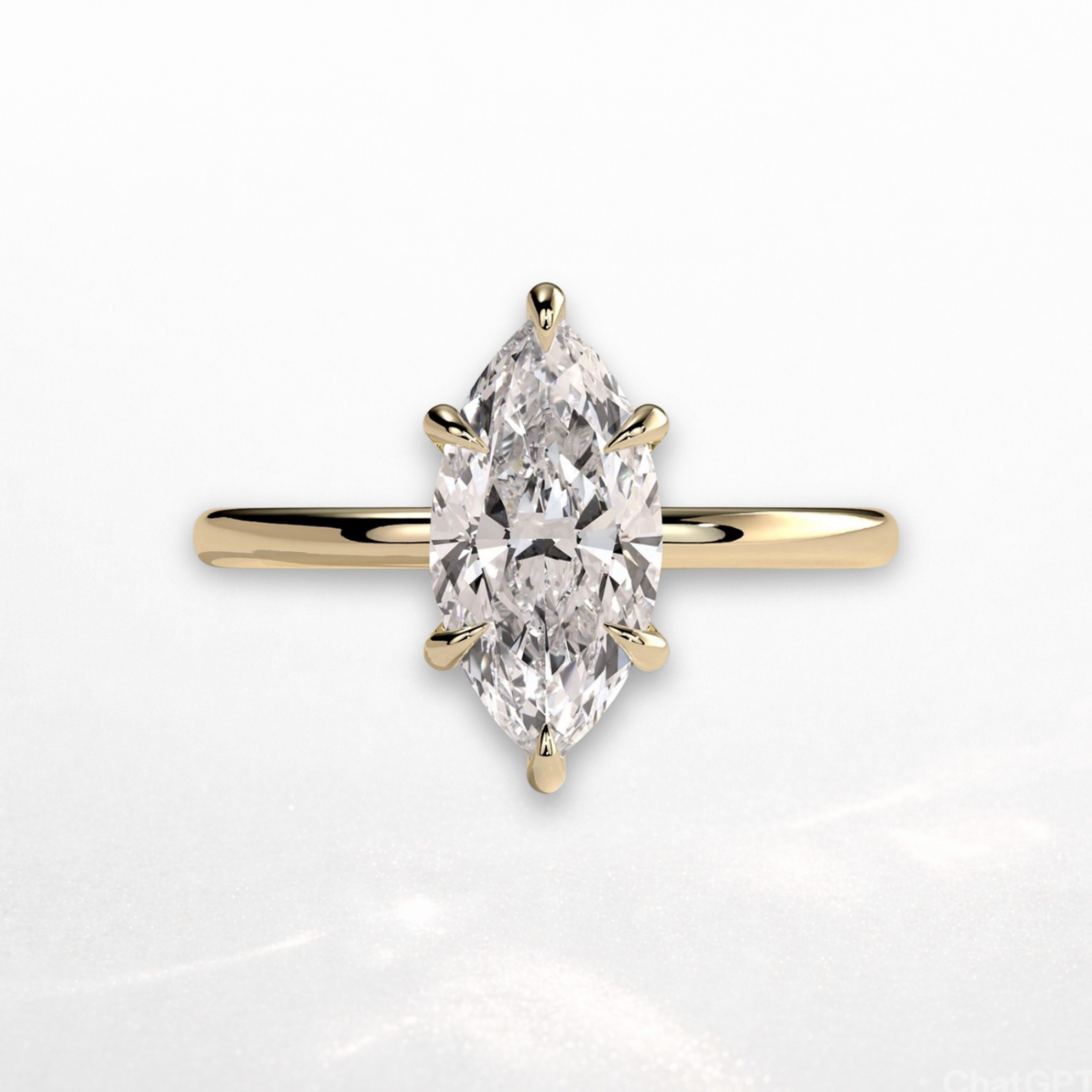 Marquise Solitaire Ring