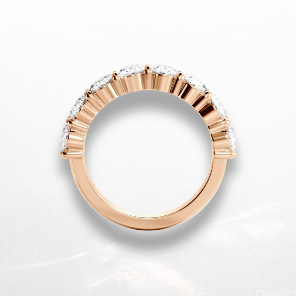 Oval Eternity Band