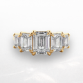 Emerald Five Stone Ring