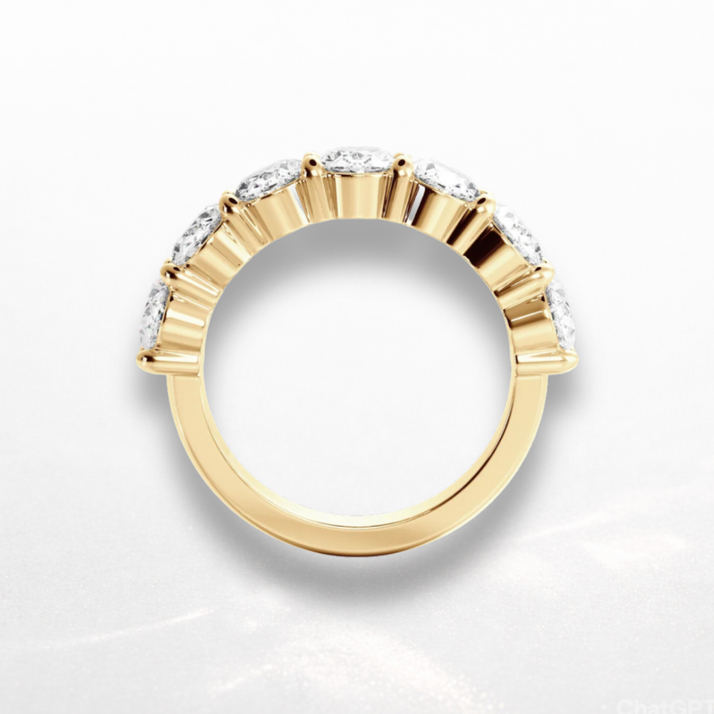Oval Eternity Band