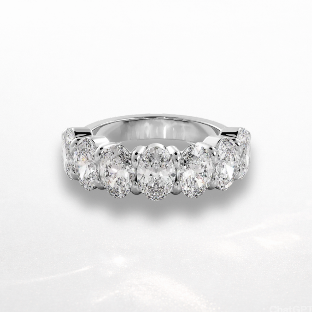 Oval Eternity Band