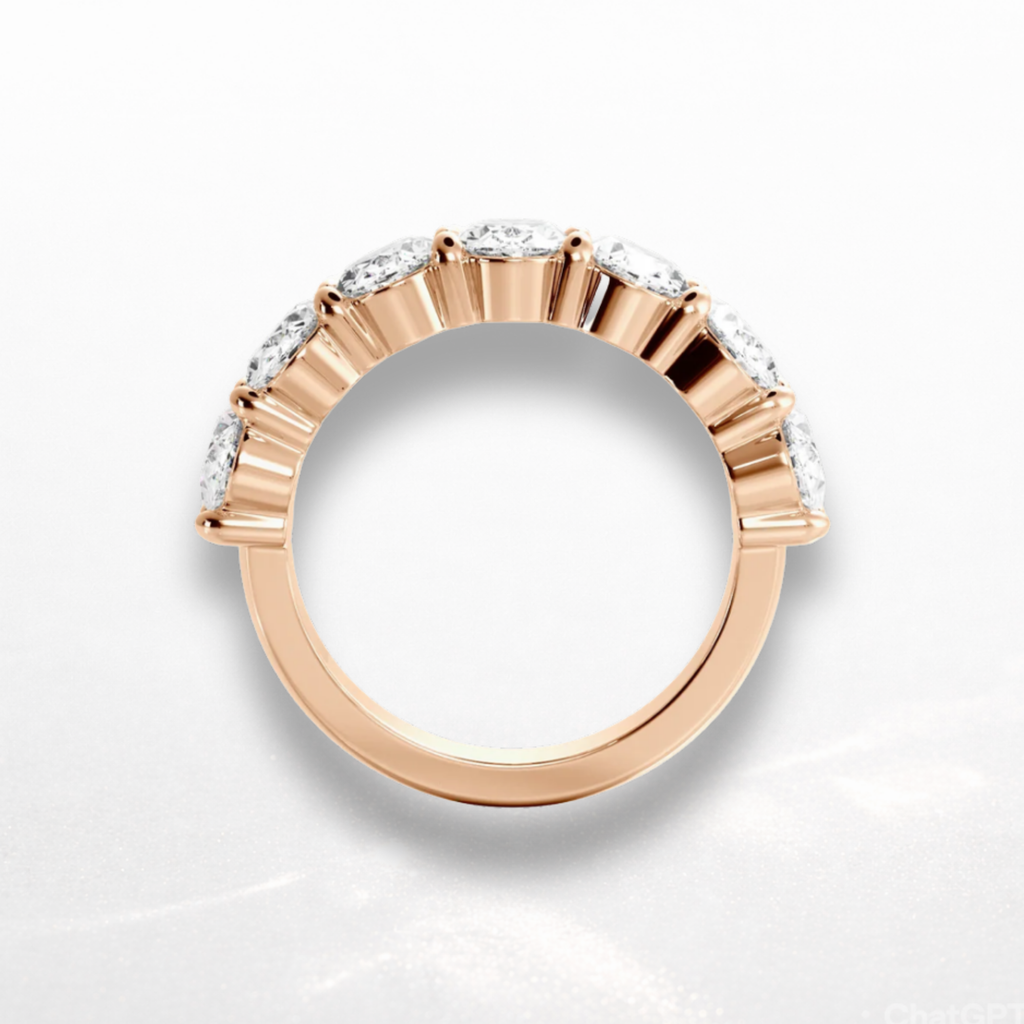 Oval Eternity Band