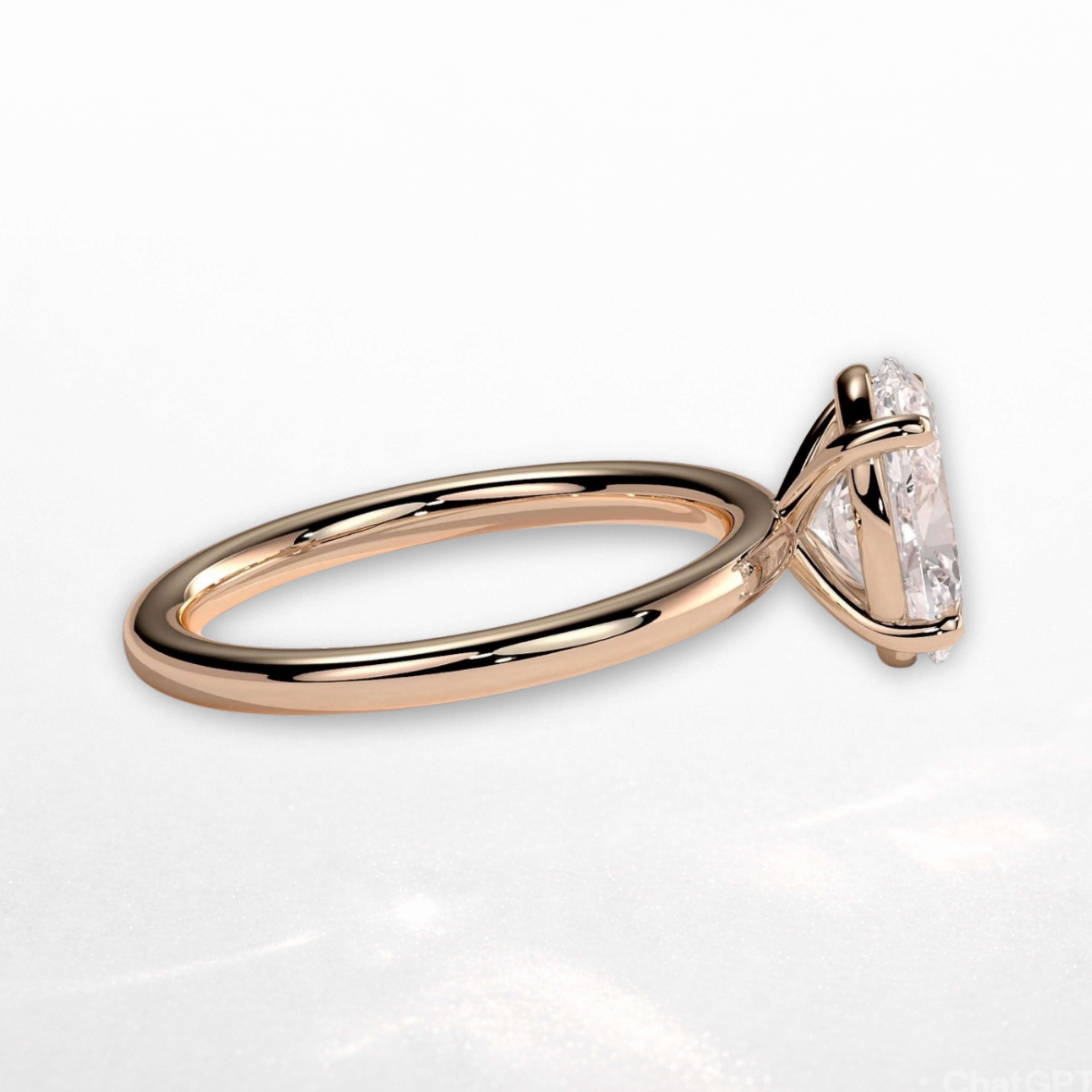 Oval Solitaire Ring