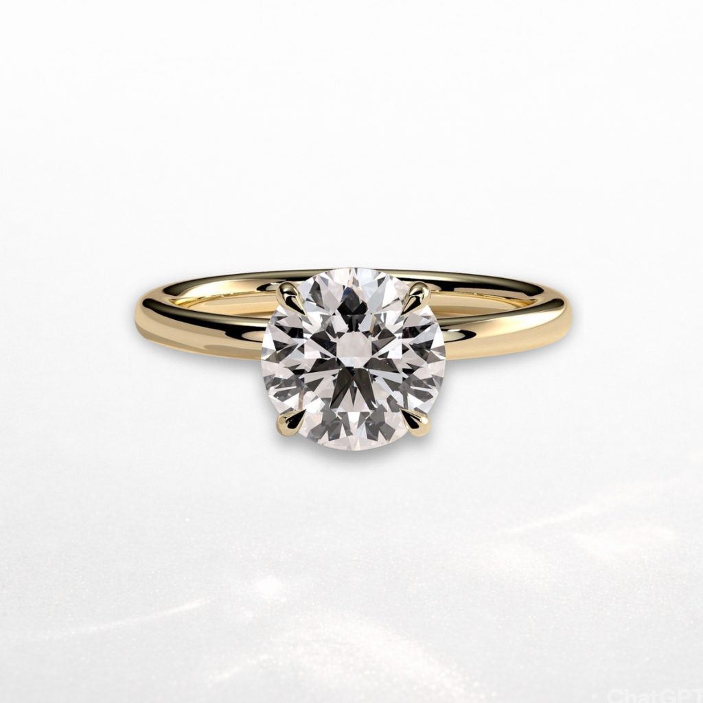 Round Solitaire Ring