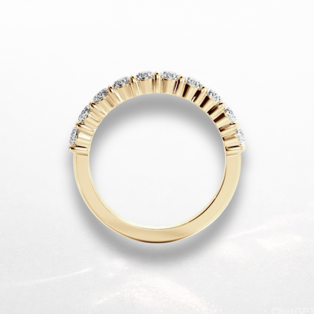 Oval Eternity Band