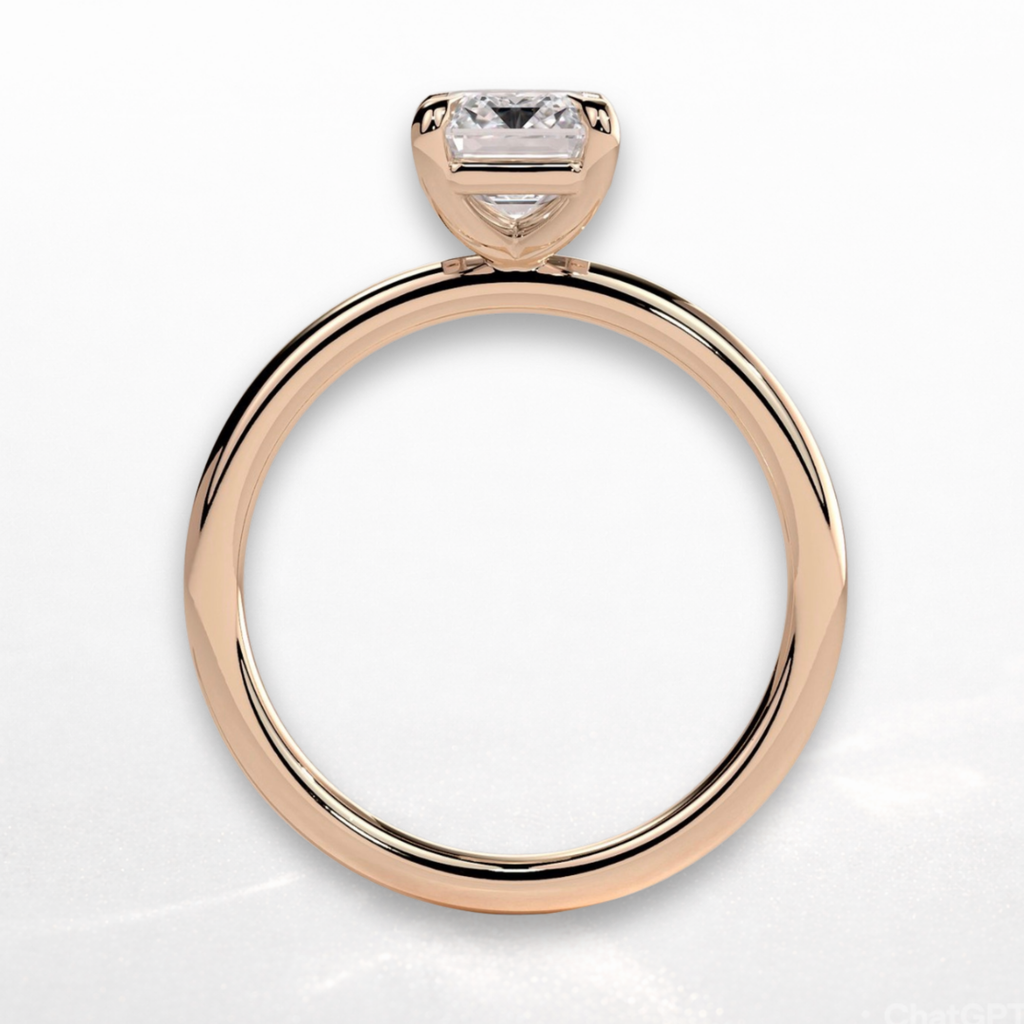 Cushion Solitaire Ring
