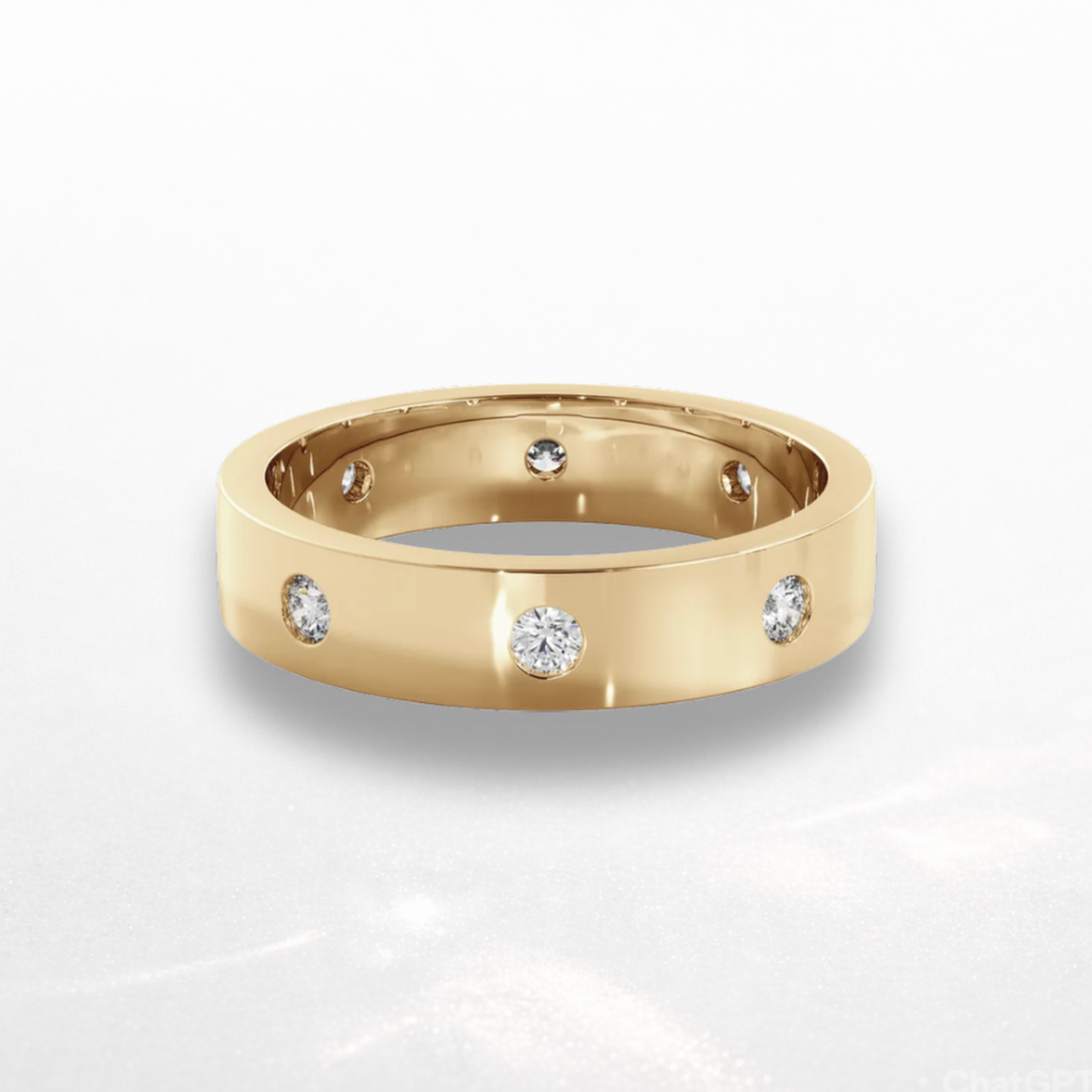 Statement Round Inlay Band