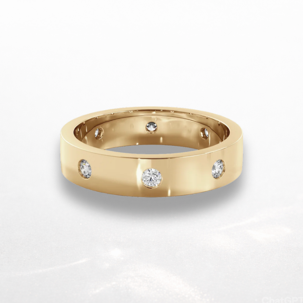 Statement Round Inlay Band