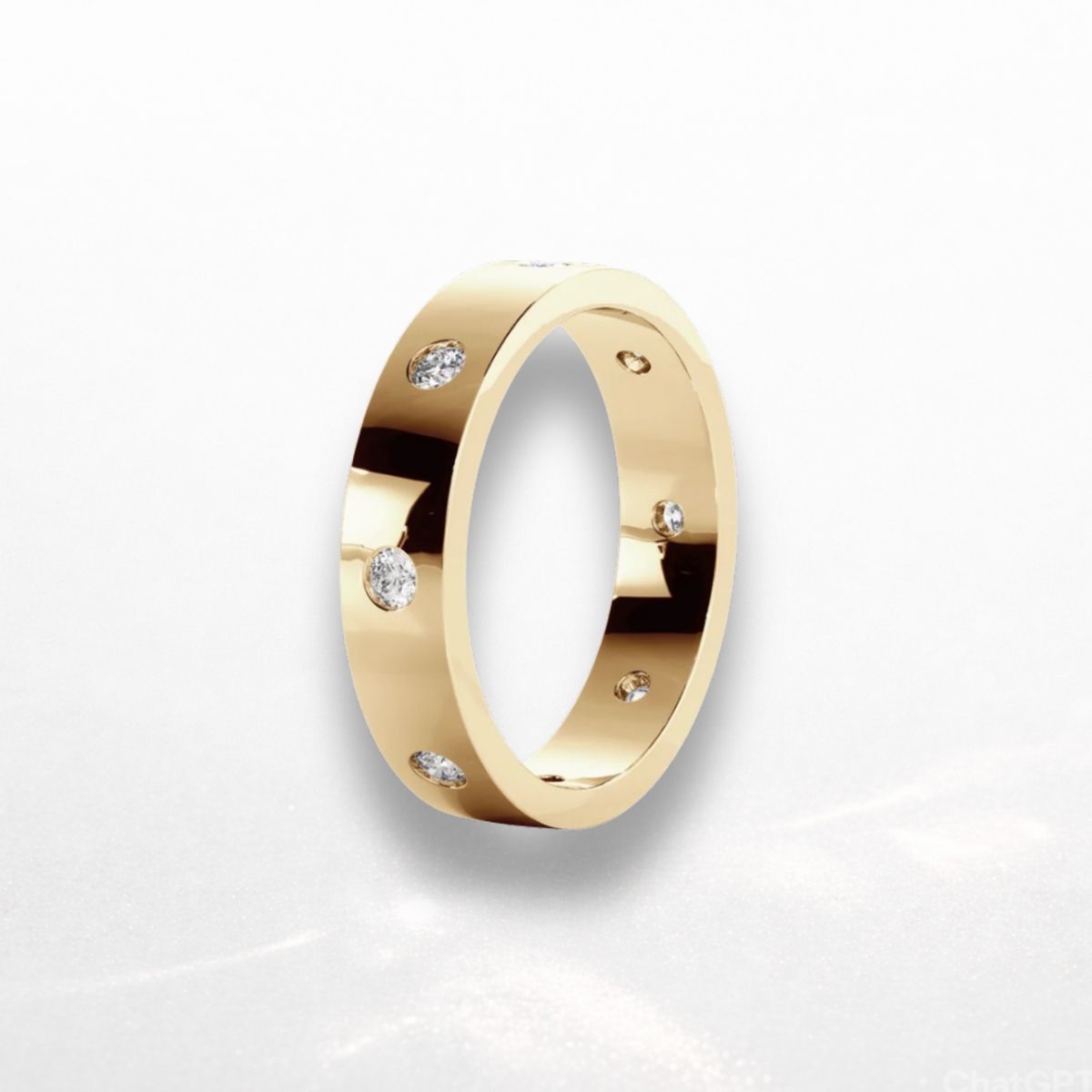 Statement Round Inlay Band