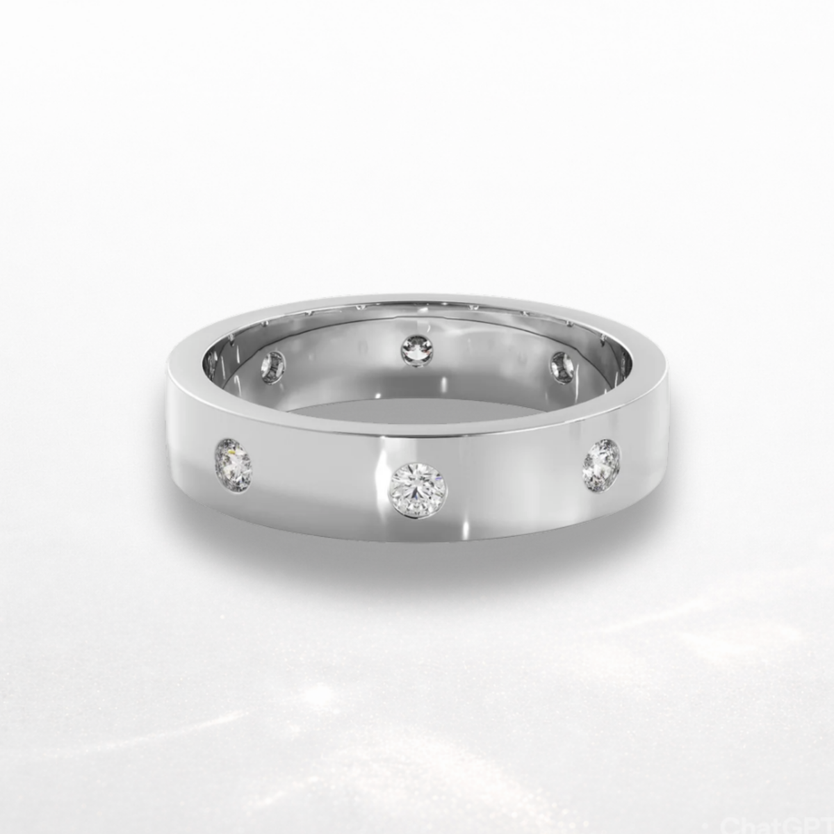 Statement Round Inlay Band