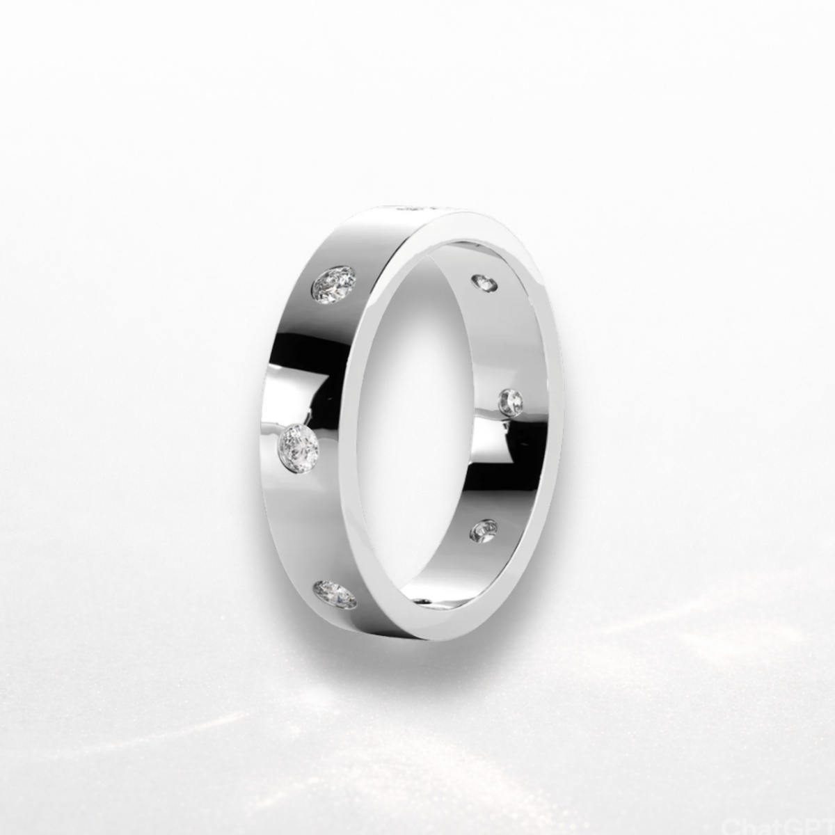 Statement Round Inlay Band