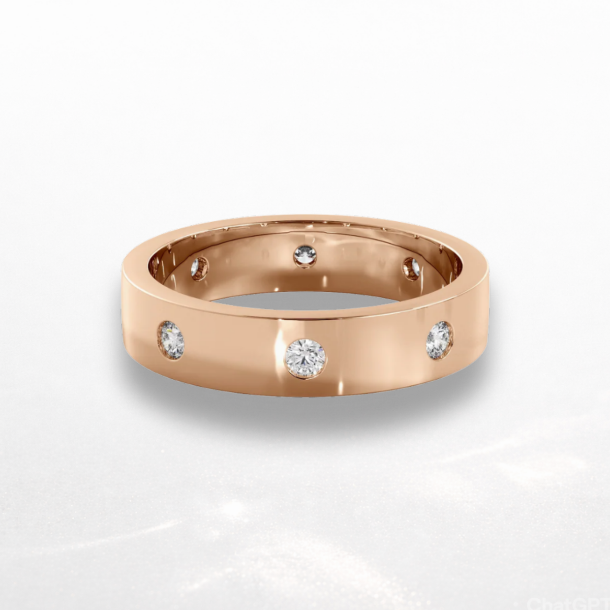 Statement Round Inlay Band