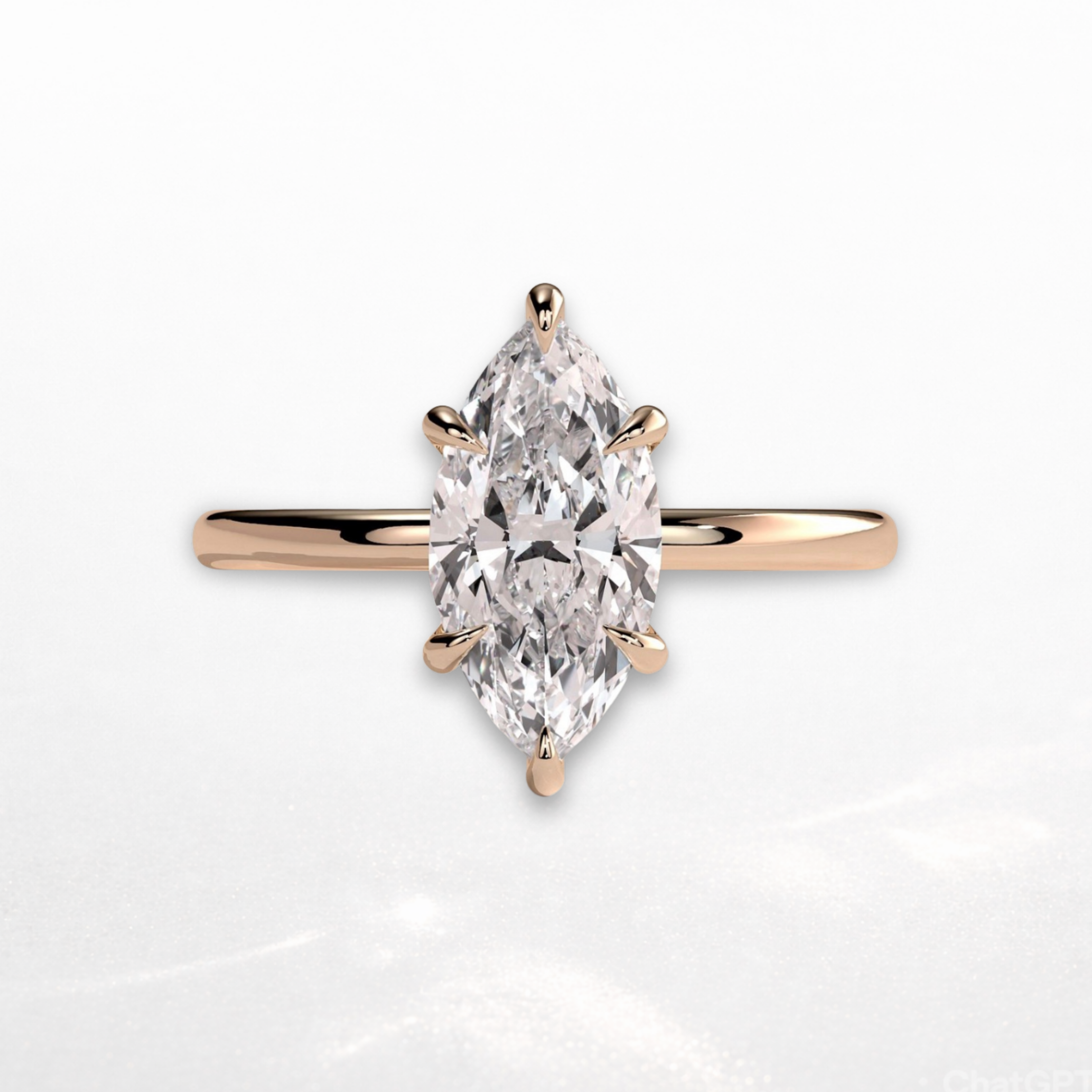 Marquise Solitaire Ring