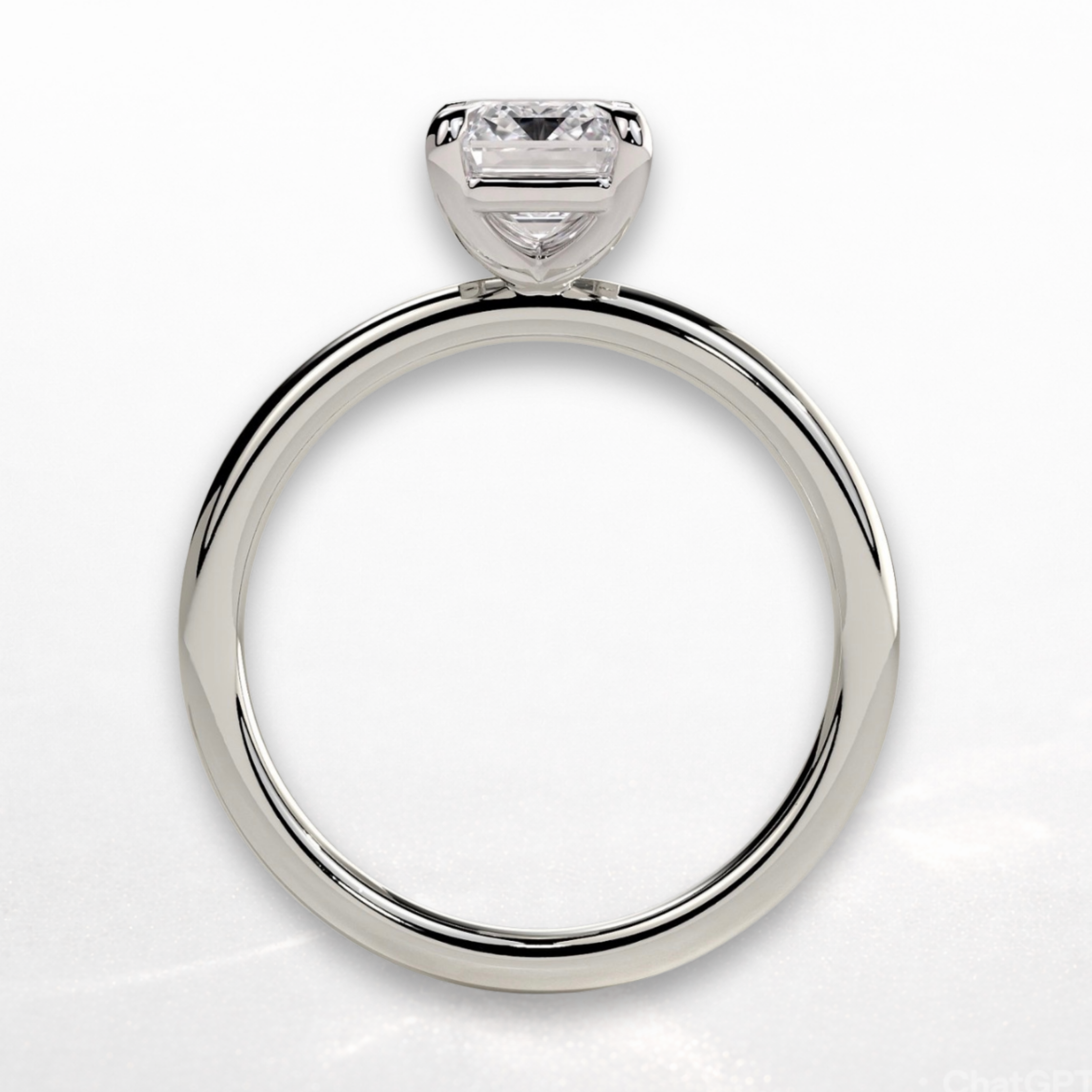 Radiant Solitaire Ring