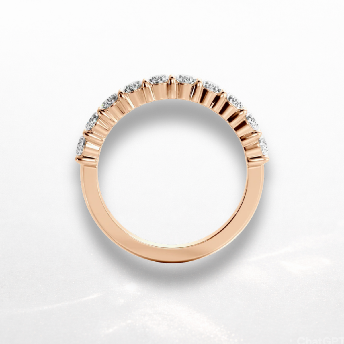 Oval Eternity Band