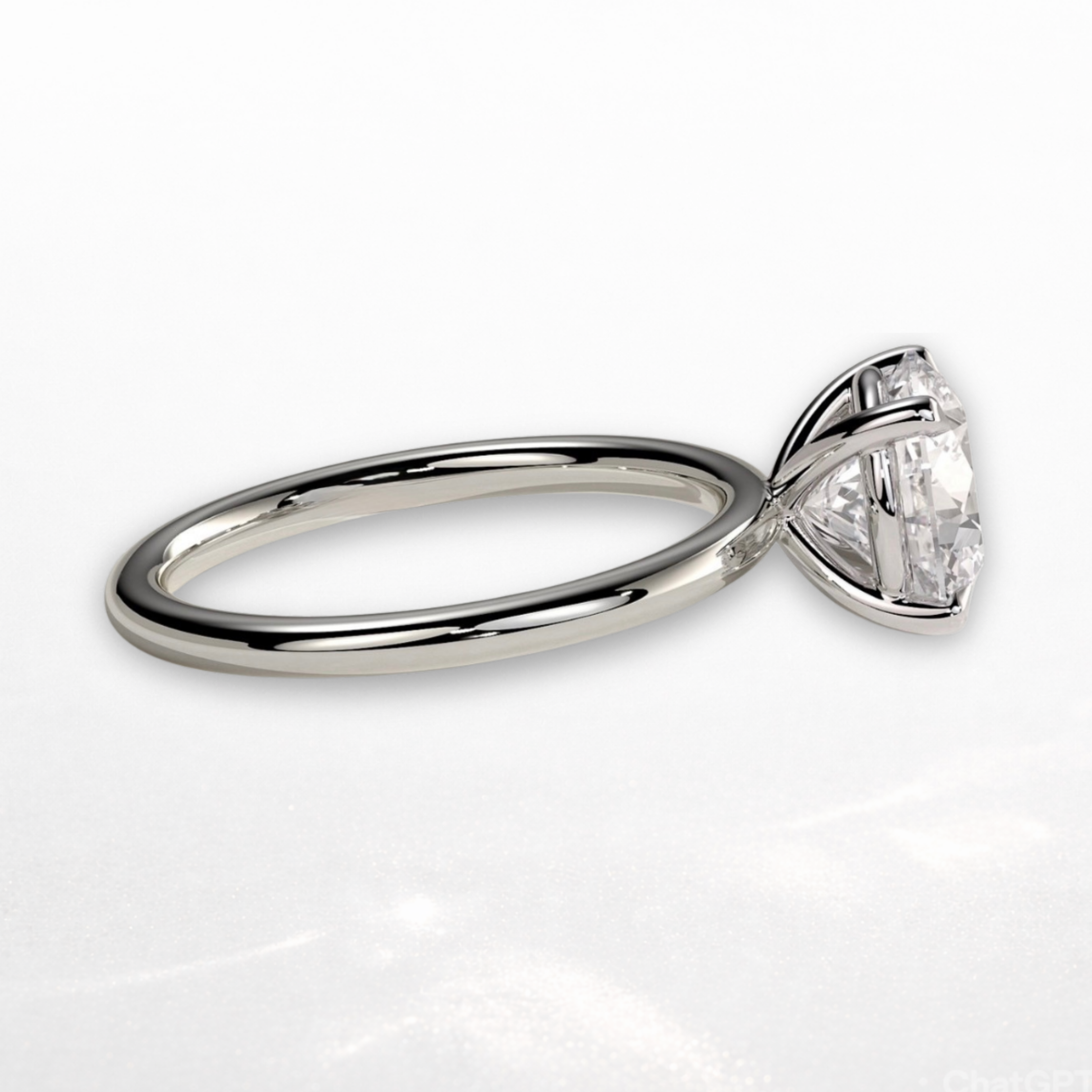 Cushion Solitaire Ring