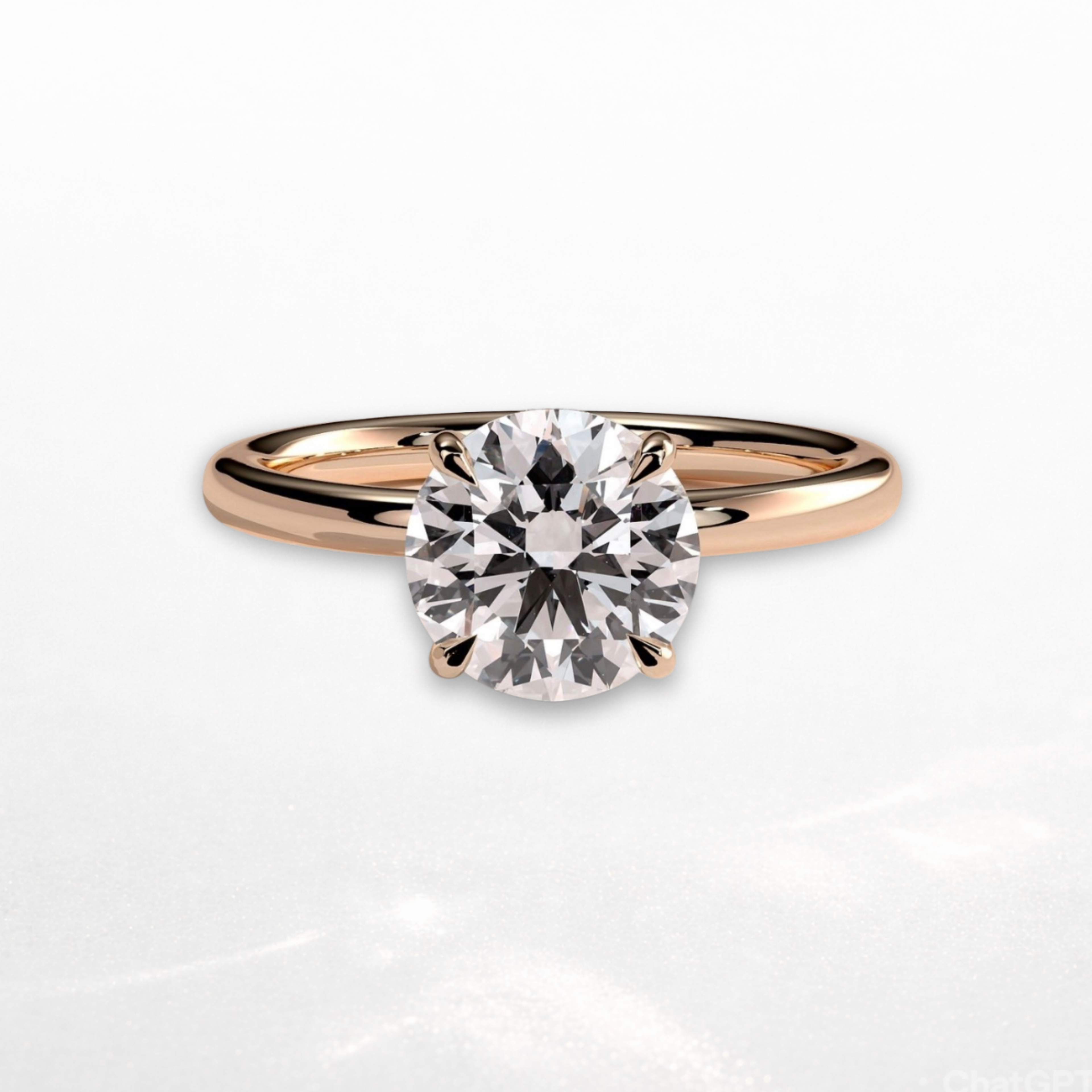 Round Solitaire Ring