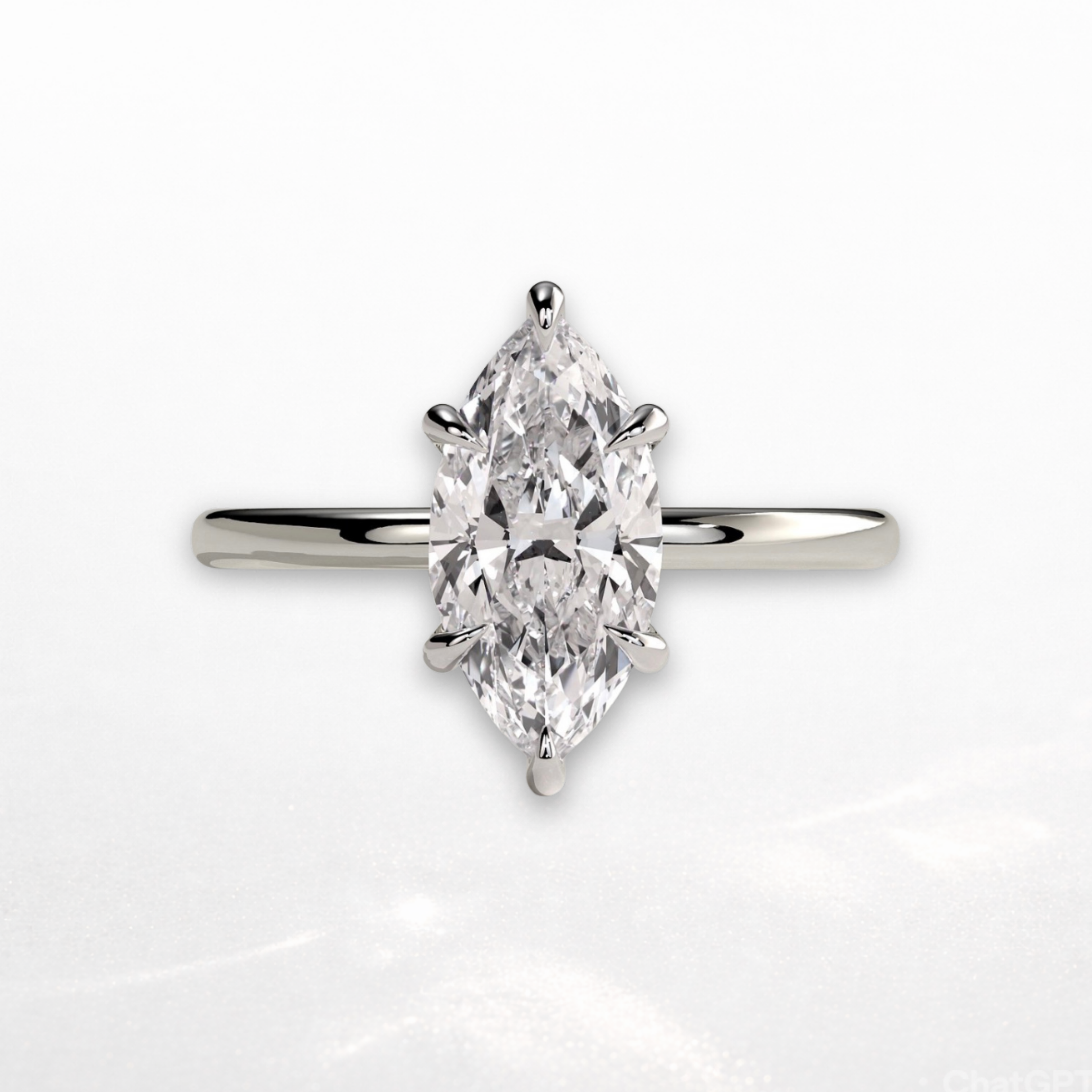 Marquise Solitaire Ring