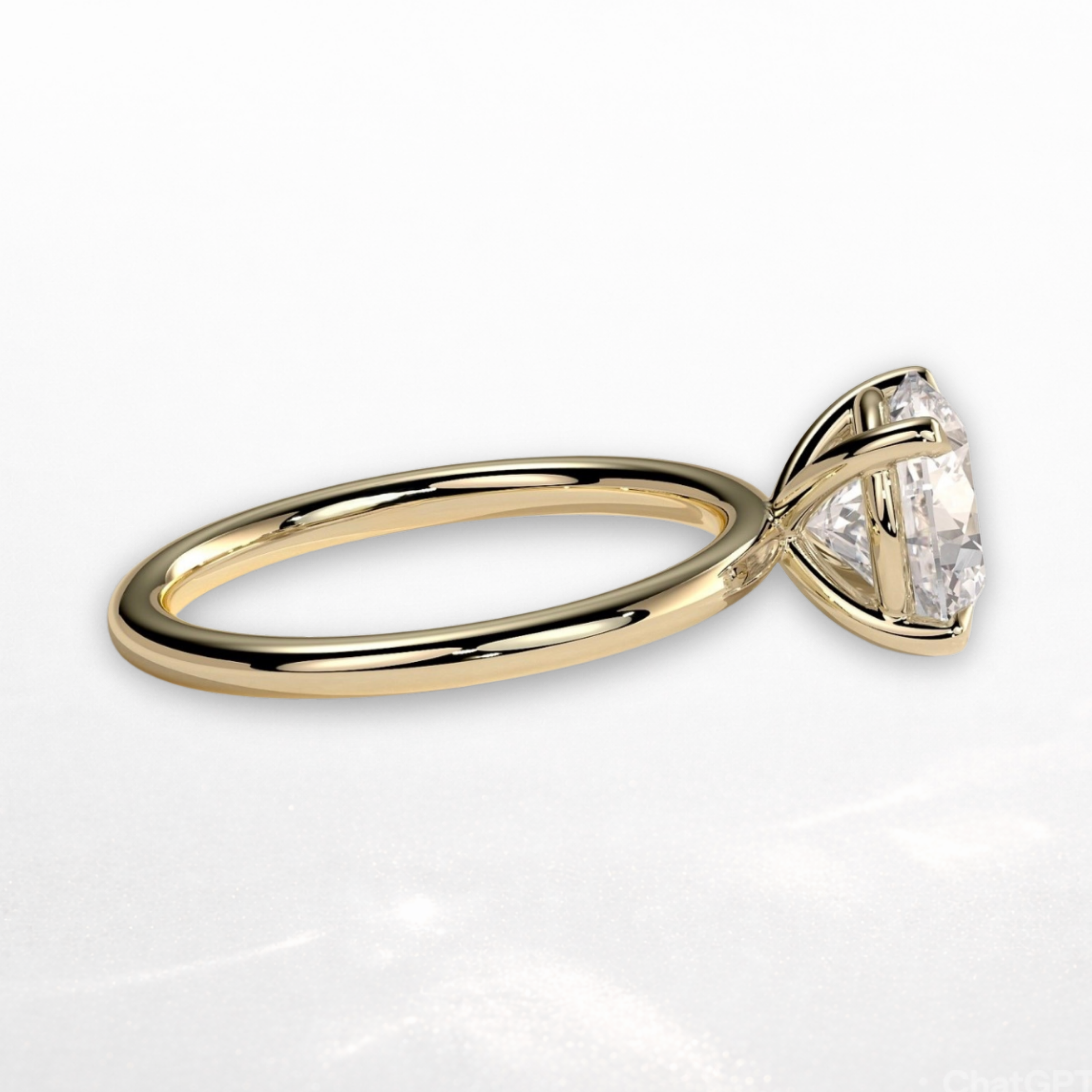 Cushion Solitaire Ring