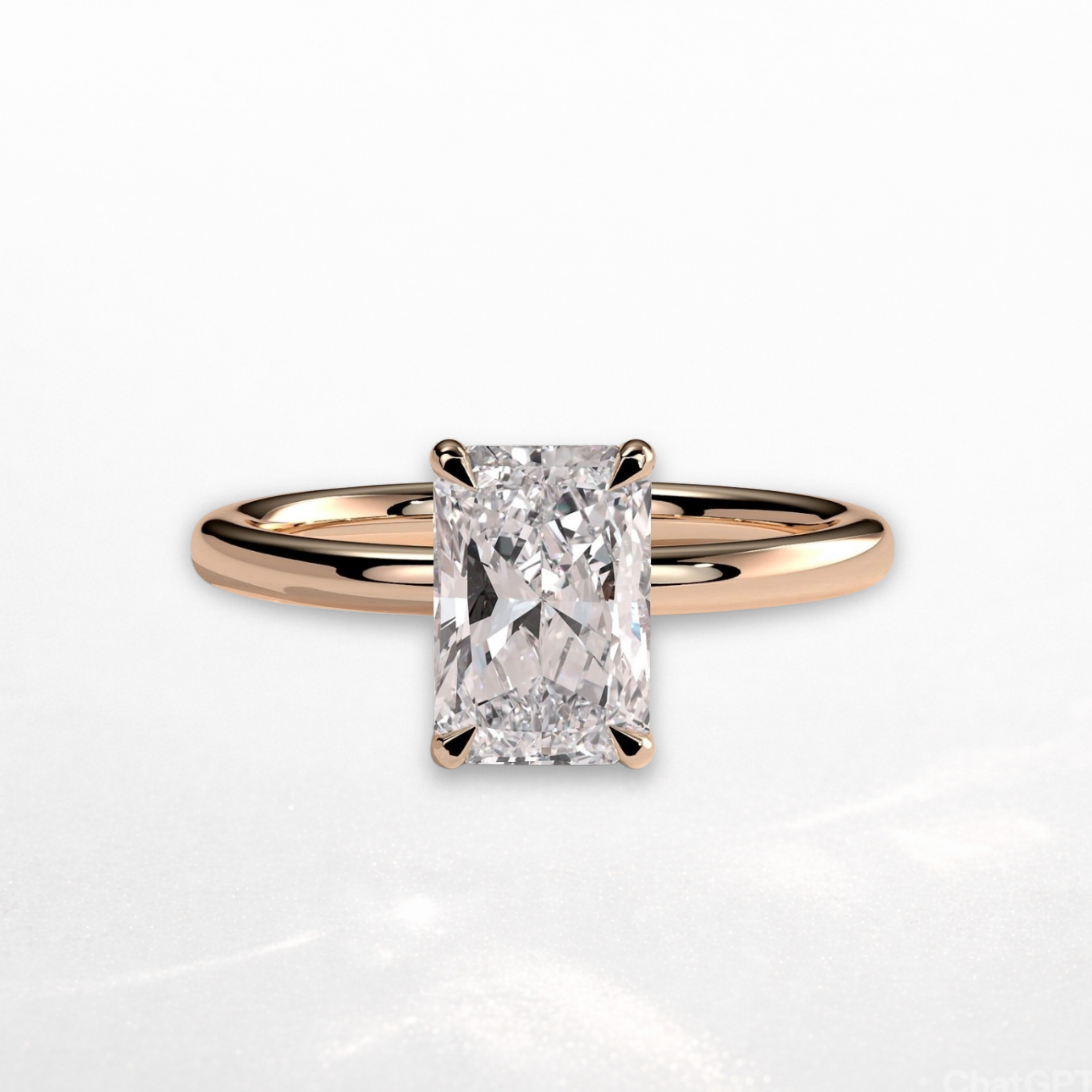 Radiant Solitaire Ring