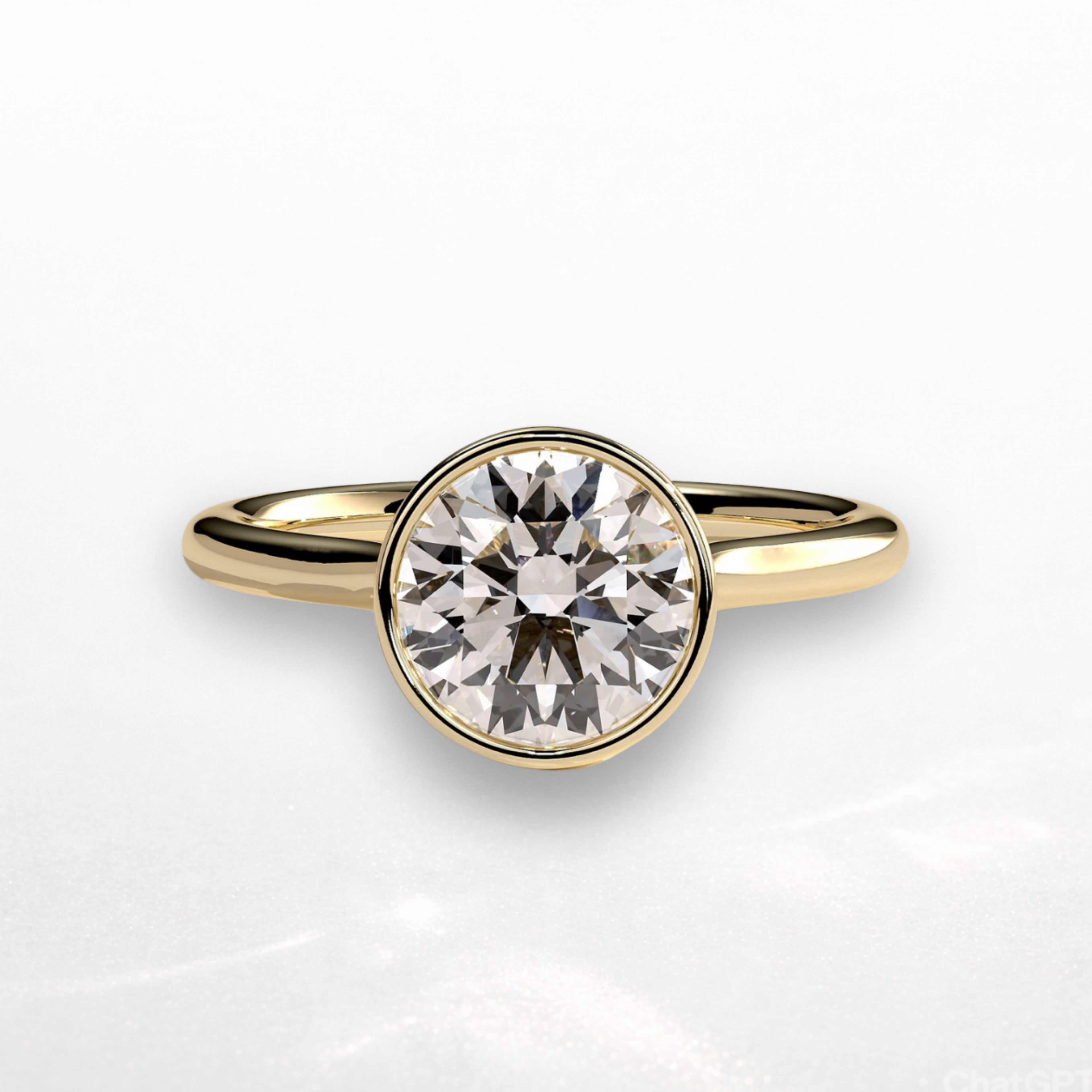 Round Bezel Ring