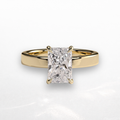 Radiant Statement Ring with Hidden Halo