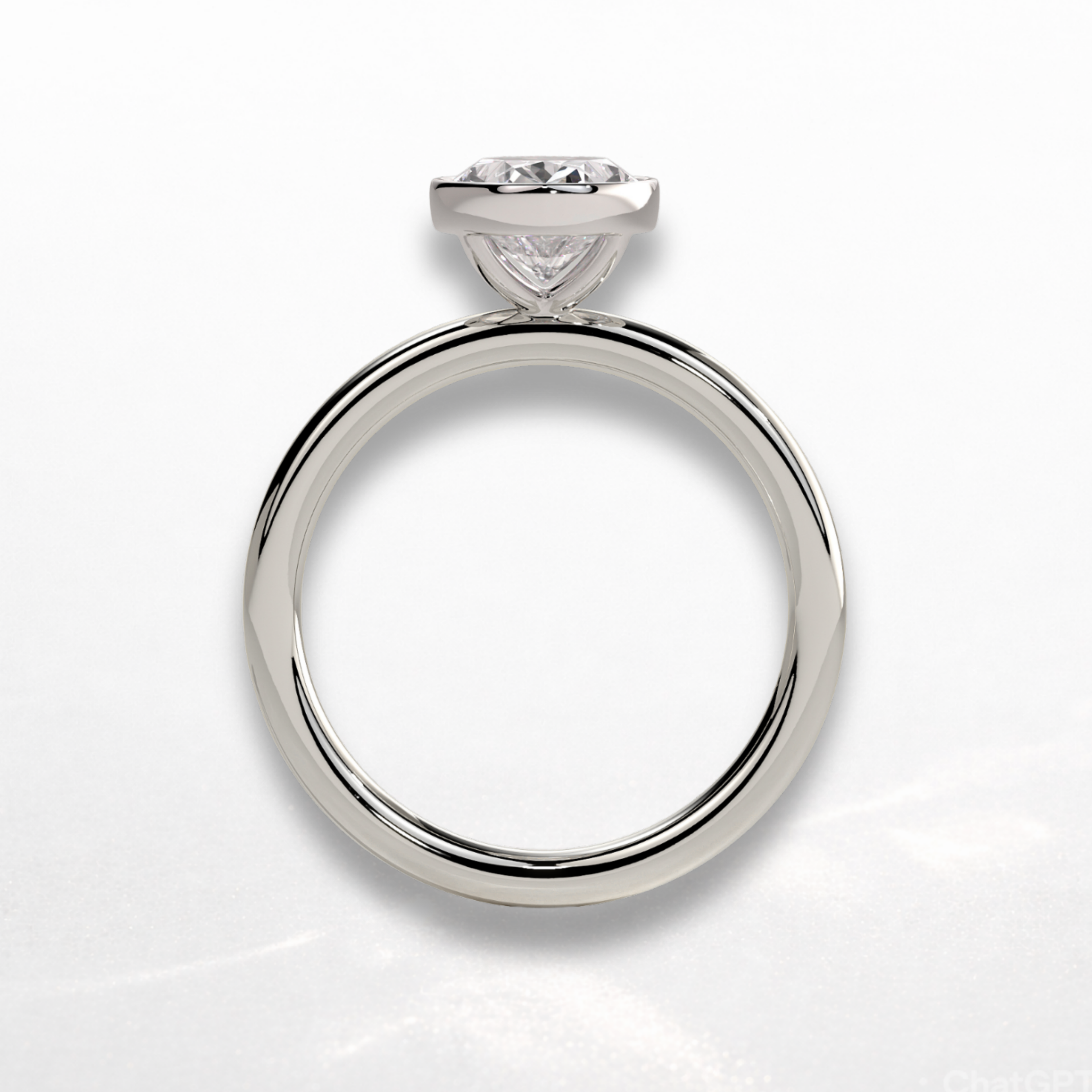 Round Bezel Ring