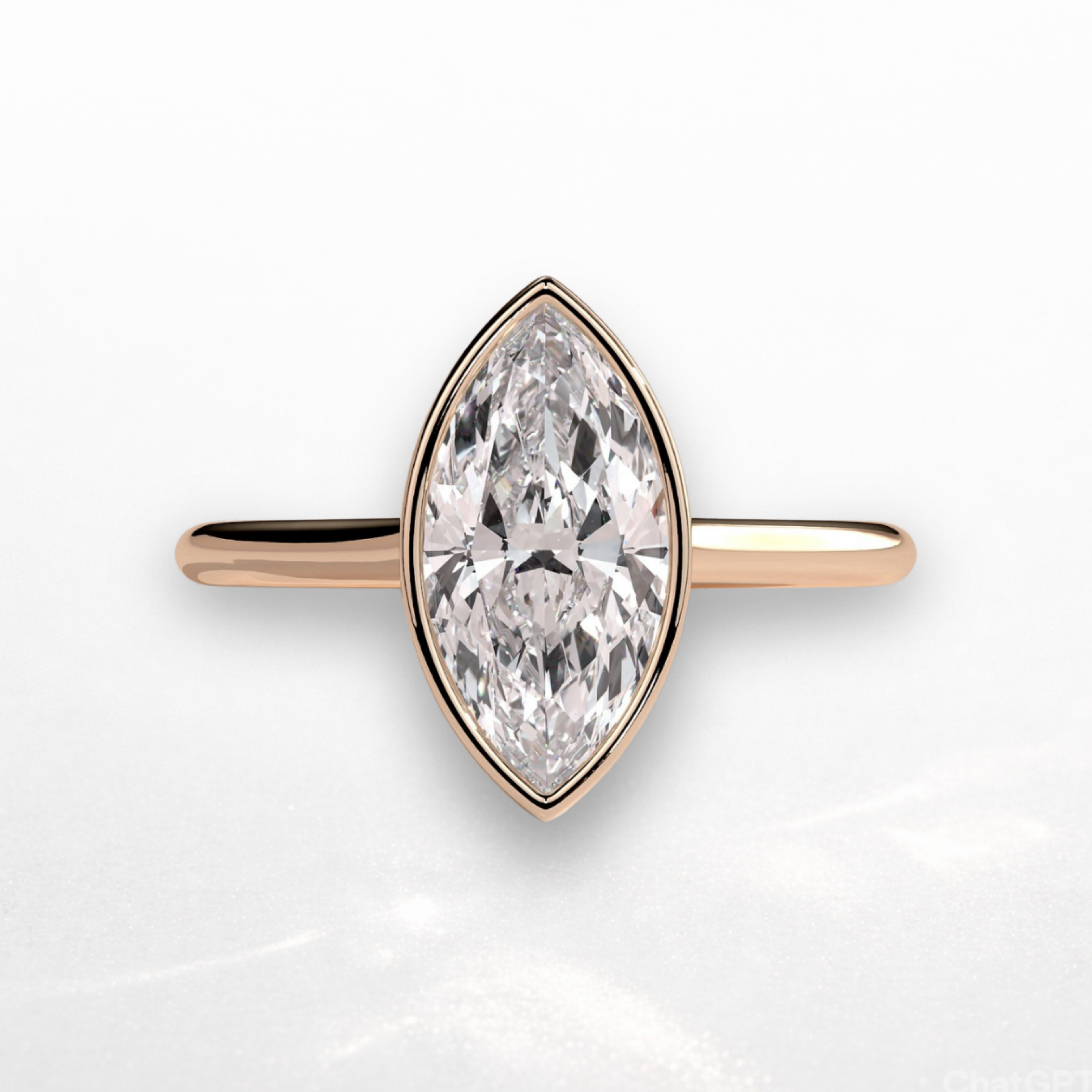 Marquise Bezel Ring