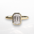 Emerald Bezel Ring
