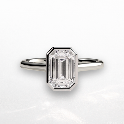Emerald Bezel Ring