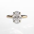 Oval Solitaire Ring