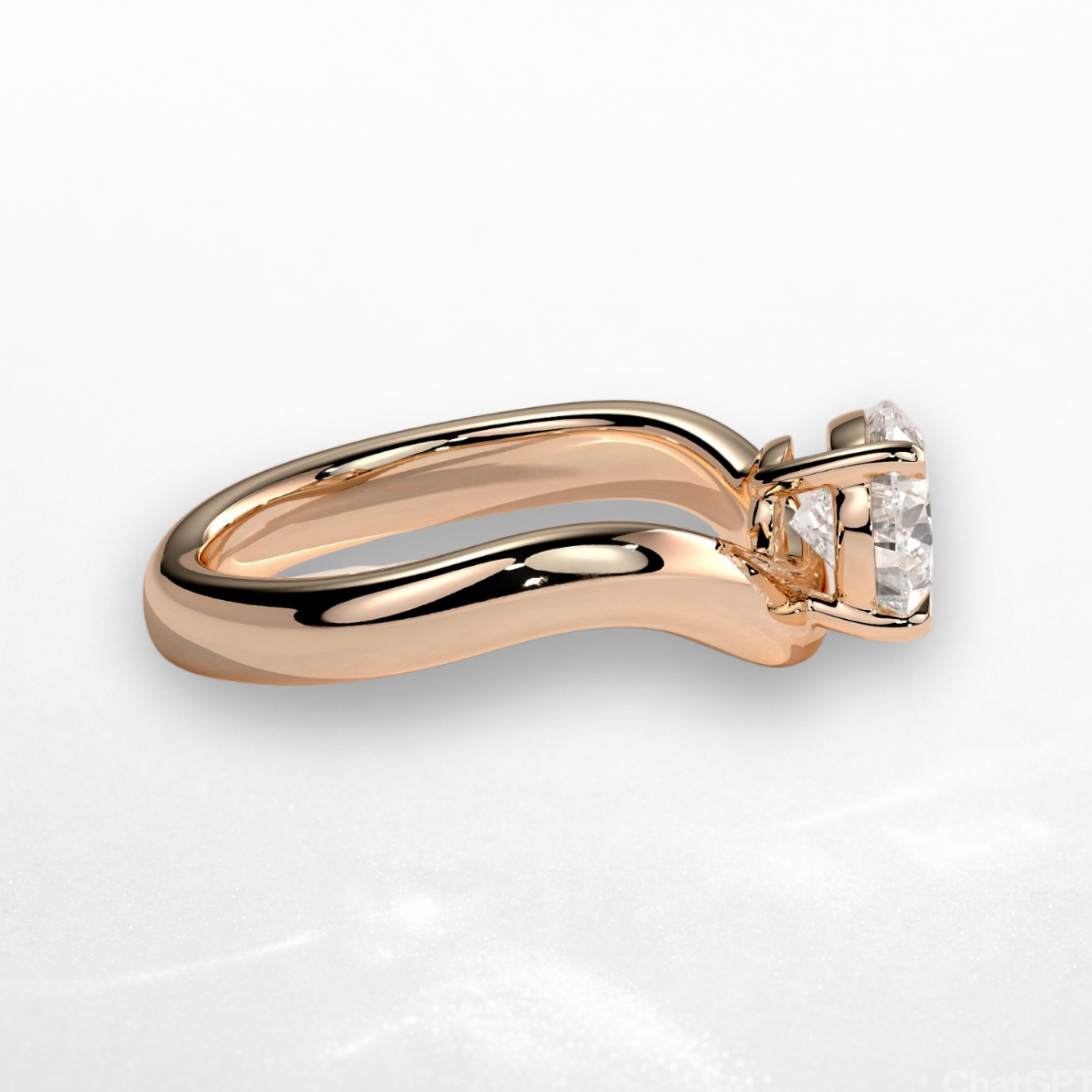Pear Sculpted Ring