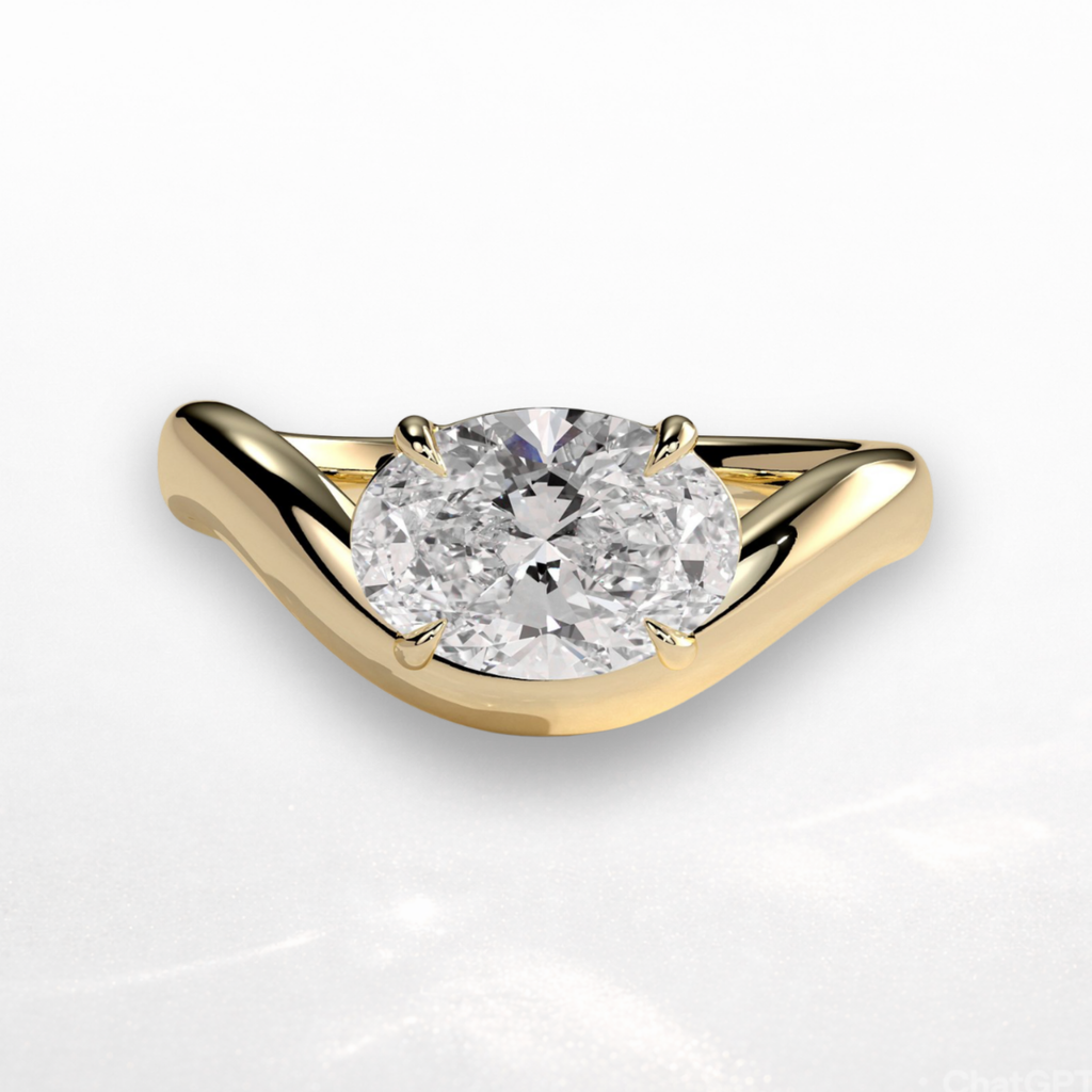 Oval Sculpted Ring