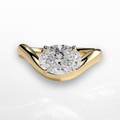 Oval Sculpted Ring